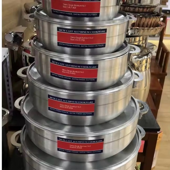 Aluminum Cookware Set - Silver - Picture 3 of 7